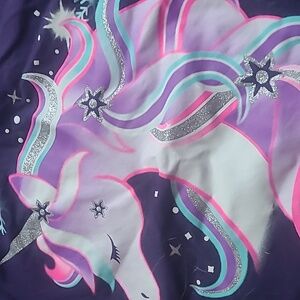 T&J Designs Unicorn Belt with Purple and Silver Accents